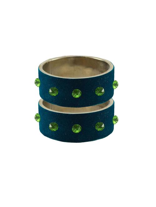 purple stone stud brass bangle - 18774943 - Very Small Image - 1