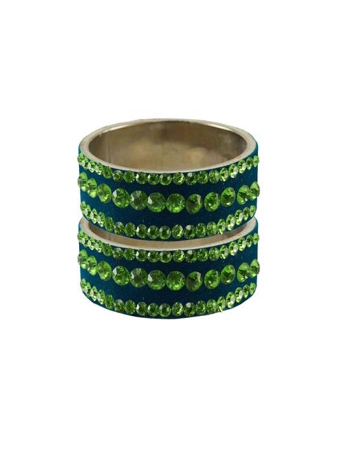 purple stone stud brass bangle - 18774945 - Very Small Image - 1