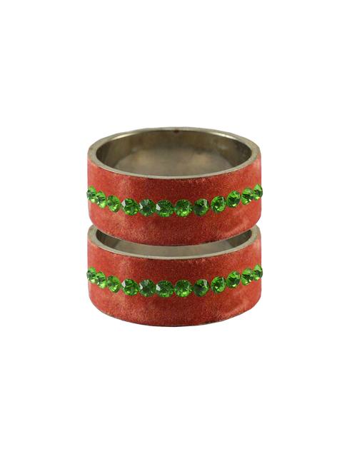 peach stone stud brass bangle - 18774977 - Very Small Image - 1