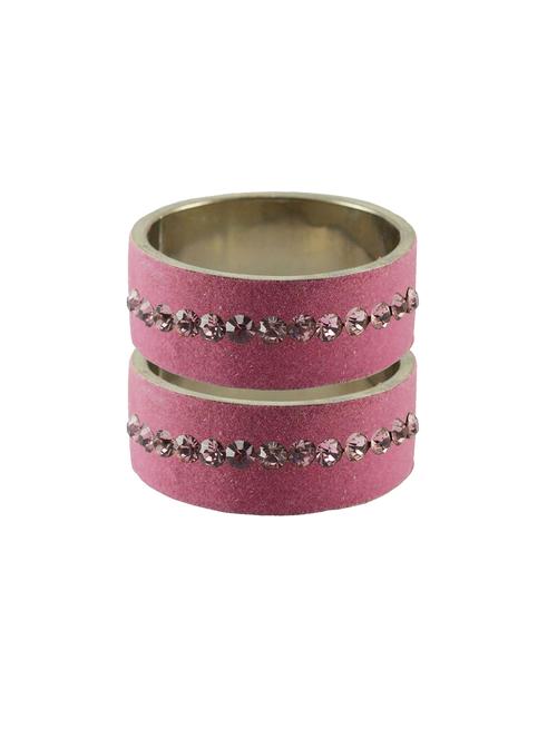 pink stone stud brass bangle - 18775021 - Very Small Image - 1