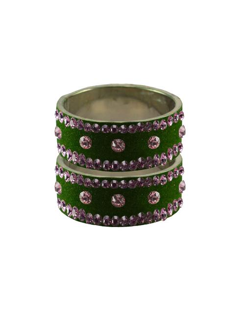 stone stud brass bangle - 18775059 - Very Small Image - 1