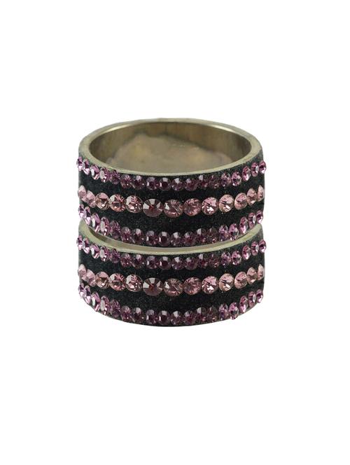 stone stud brass bangle - 18775107 - Very Small Image - 1