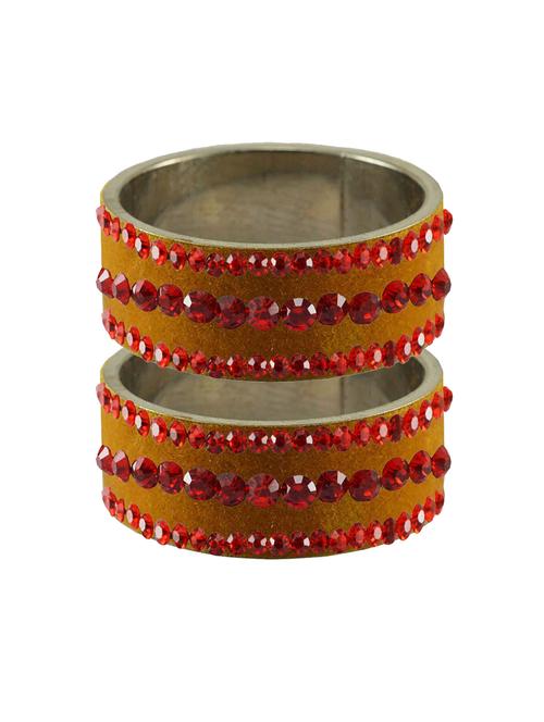 stone stud brass bangle - 18775301 - Very Small Image - 1