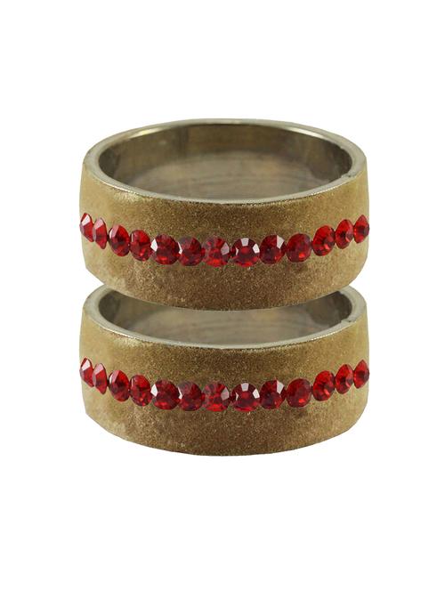 stone stud brass bangle - 18775312 - Very Small Image - 1