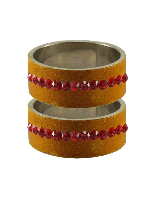 stone stud brass bangle - 18775329 - Very Small Image - 1