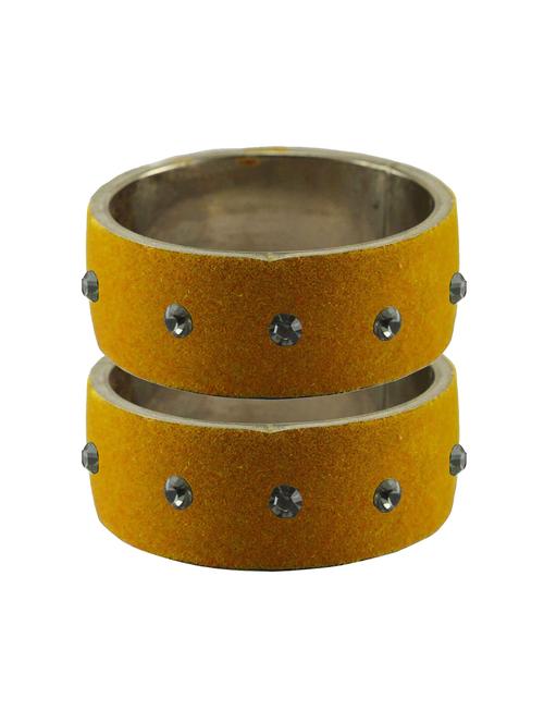 light brown stone stud brass bangle - 18775505 - Very Small Image - 1