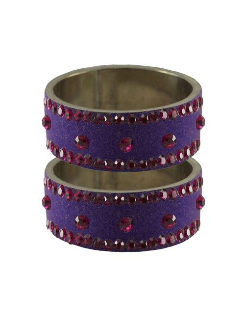 stone studded brass bangle - 18775640 - Very Small Image - 1