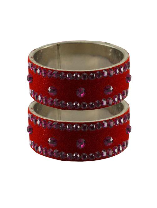stone studded brass bangle - 18775645 - Very Small Image - 1
