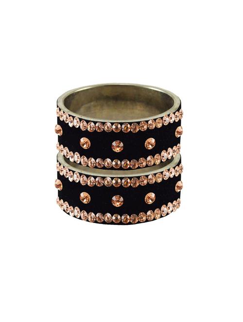 stone studded brass bangle - 18775666 - Very Small Image - 1