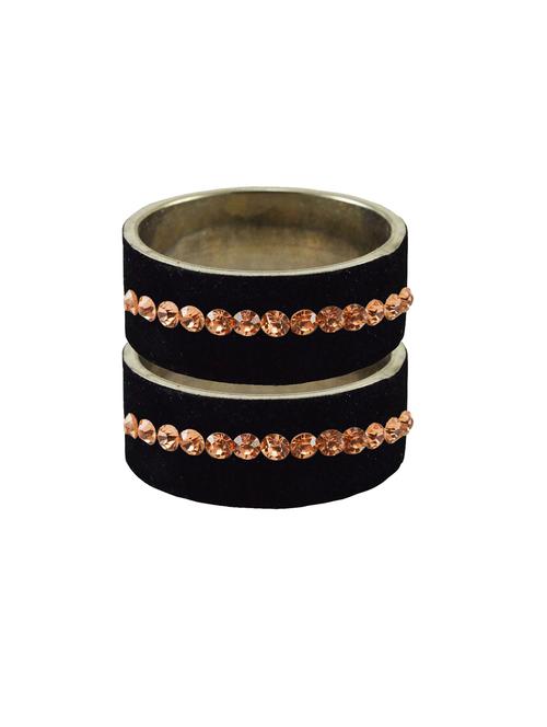 stone studded brass bangle - 18775668 - Very Small Image - 1