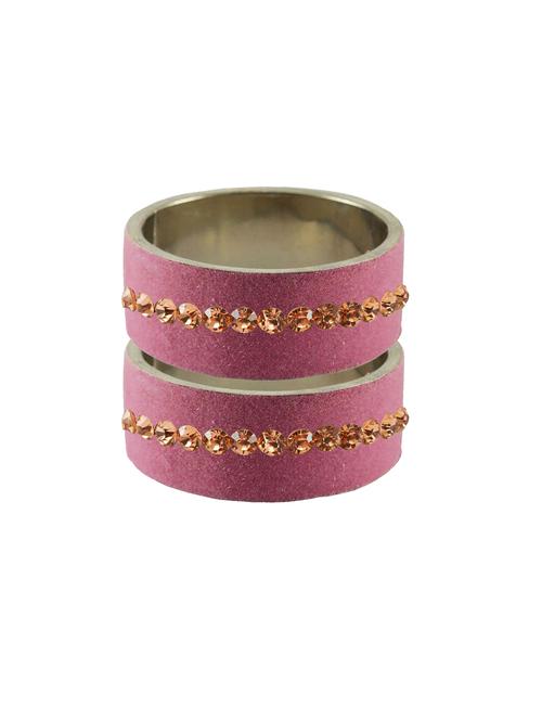 stone studded brass bangle - 18775698 - Very Small Image - 1