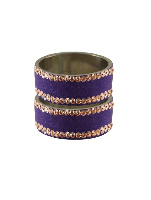 stone studded brass bangle - 18775719 - Very Small Image - 1