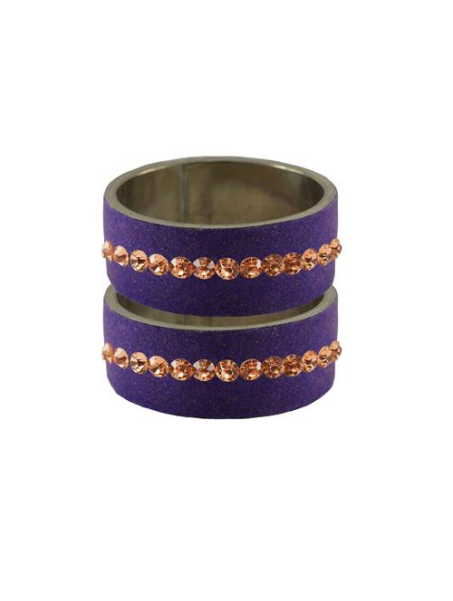 stone studded brass bangle - 18775723 - Very Small Image - 1