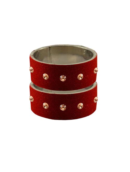 stone studded brass bangle - 18775746 - Very Small Image - 1