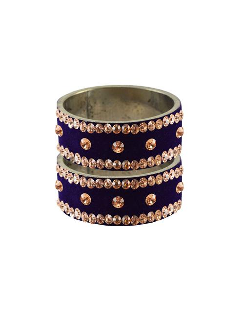 stone studded brass bangle - 18775760 - Very Small Image - 1
