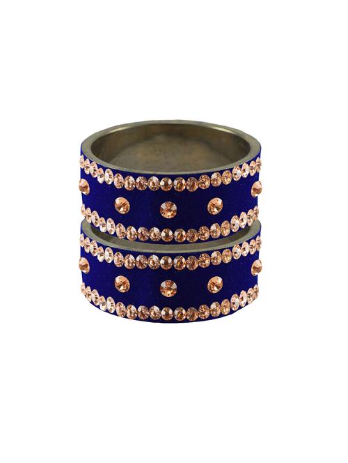 stone studded brass bangle - 18775765 - Very Small Image - 1