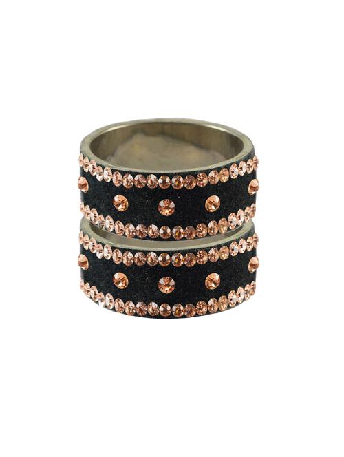 stone studded brass bangle - 18775780 - Very Small Image - 1