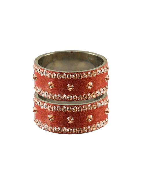 stone studded brass bangle - 18775785 - Very Small Image - 1