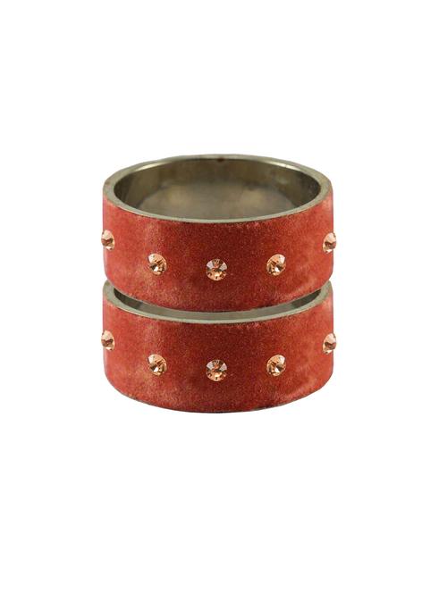 stone studded brass bangle - 18775786 - Very Small Image - 1