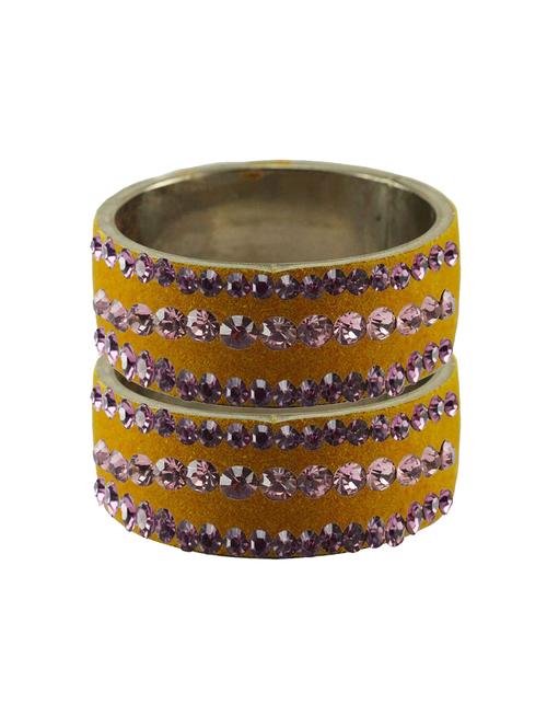light brown stone stud brass bangle - 18776053 - Very Small Image - 1
