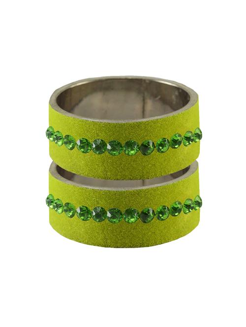 stone studded acrylic bangle - 18776100 - Very Small Image - 1