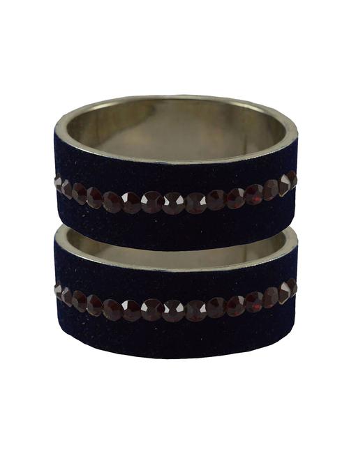stone studded brass bangle - 18776471 - Very Small Image - 1