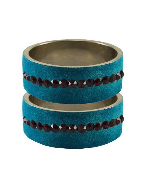 stone studded brass bangle - 18776474 - Very Small Image - 1