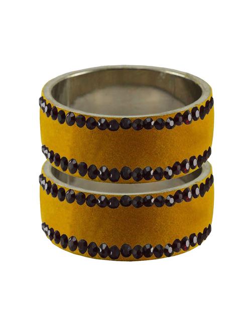 stone studded brass bangle - 18776499 - Very Small Image - 1