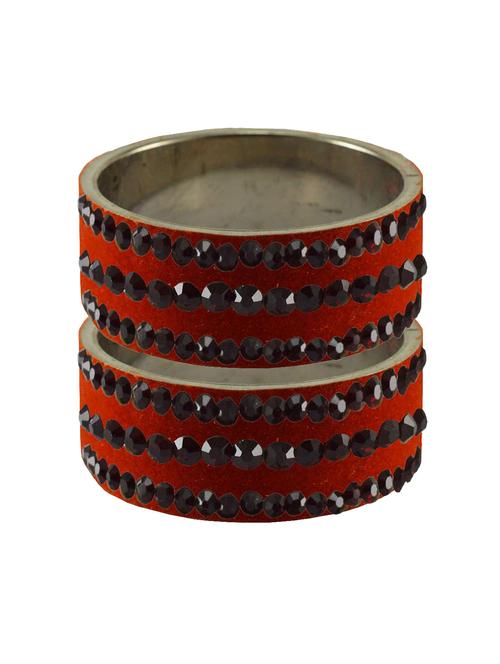 stone studded brass bangle - 18776520 - Very Small Image - 1