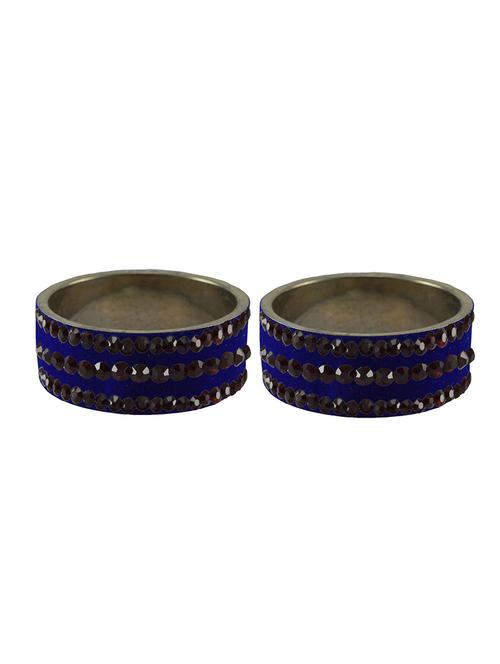 stone studded brass bangle - 18776537 - Very Small Image - 1