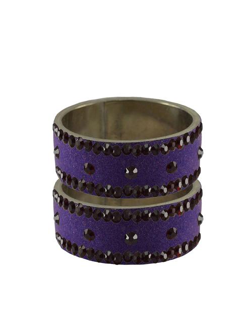 stone studded brass bangle - 18776555 - Very Small Image - 1