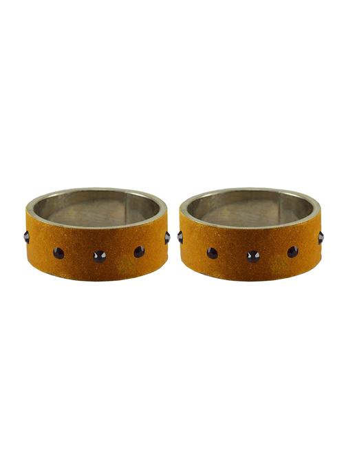 stone studded brass bangle - 18776593 - Very Small Image - 1