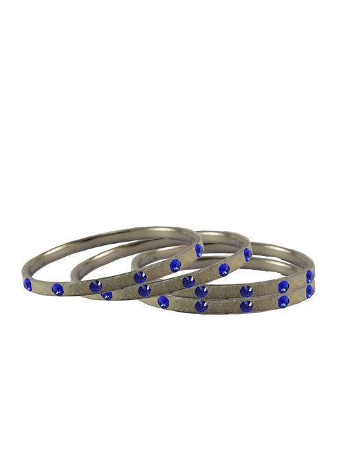 stone studded brass bangle - 18776624 - Very Small Image - 1