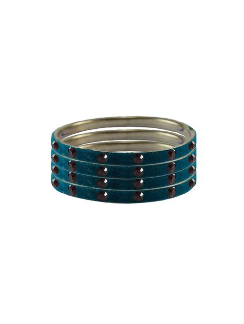 stone studded brass bangle - 18776661 - Very Small Image - 1