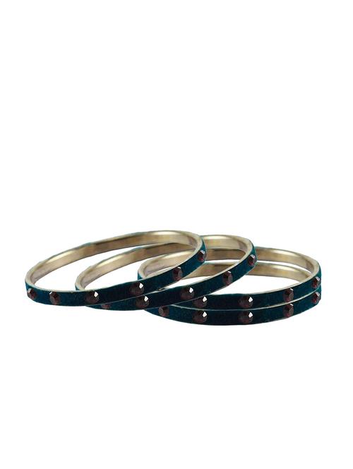 stone studded brass bangle - 18776668 - Very Small Image - 1