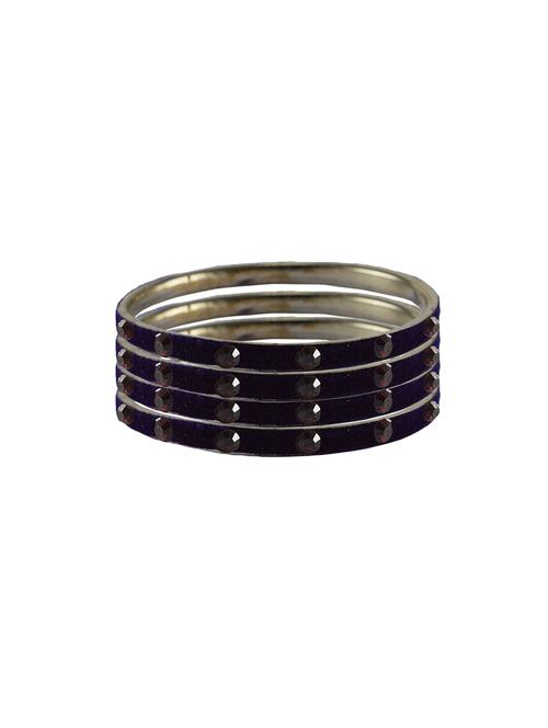 stone studded brass bangle - 18776670 - Very Small Image - 1
