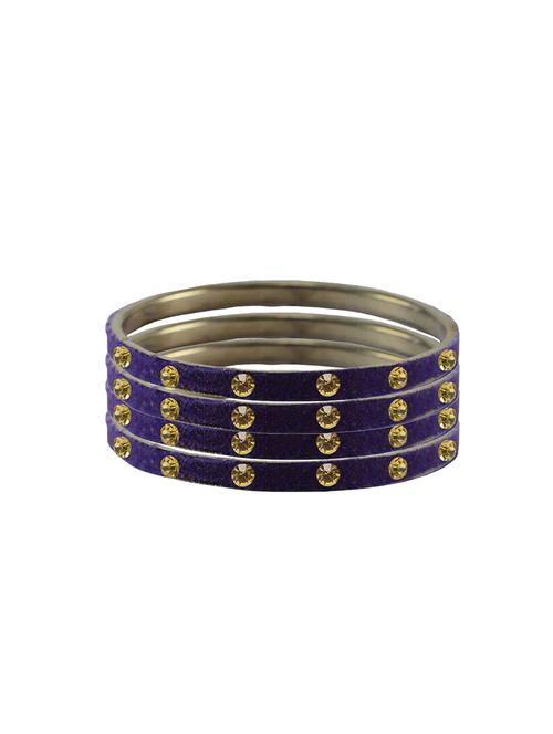 stone studded brass bangle - 18776689 - Very Small Image - 1