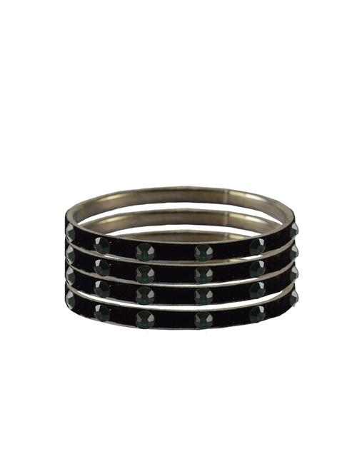 stone studded brass bangle - 18776706 - Very Small Image - 1