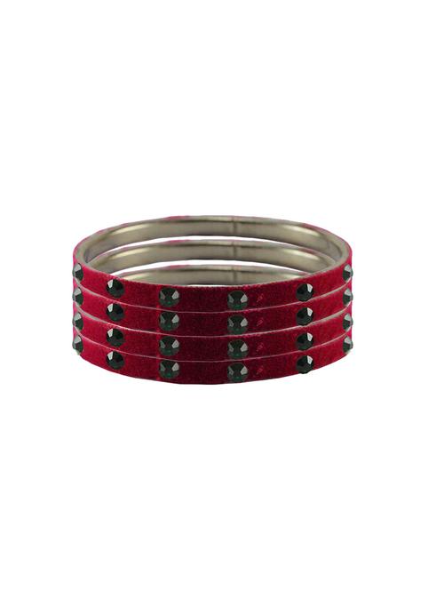 stone studded brass bangle - 18776714 - Very Small Image - 1