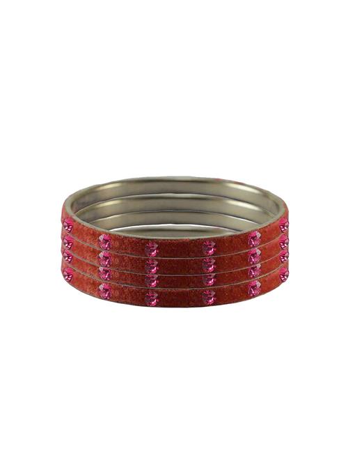 stone studded brass bangle - 18776783 - Very Small Image - 1