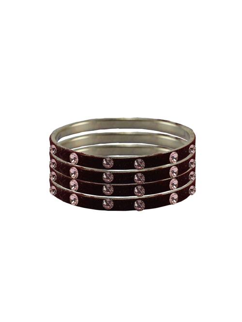 stone studded brass bangle - 18776788 - Very Small Image - 1