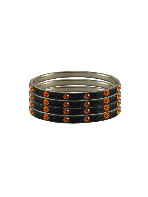 stone studded brass bangle - 18776836 - Very Small Image - 1
