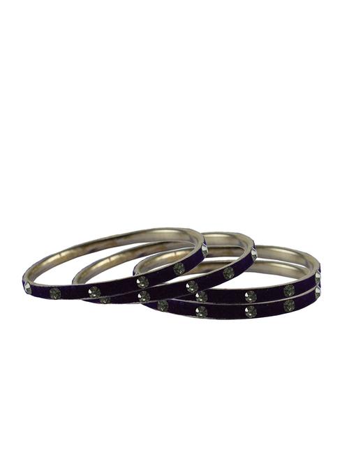 stone studded brass bangle - 18776859 - Very Small Image - 1