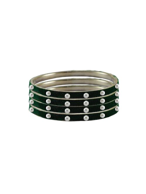 stone studded brass bangle - 18776912 - Very Small Image - 1