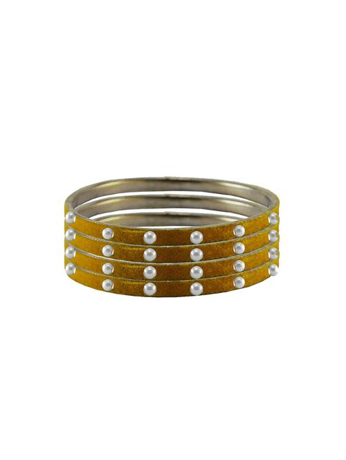 stone studded brass bangle - 18776919 - Very Small Image - 1