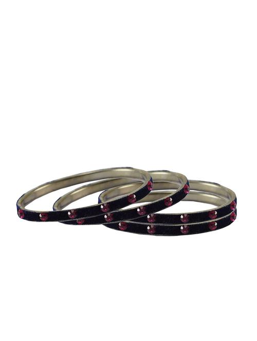 stone studded brass bangle - 18776929 - Very Small Image - 1