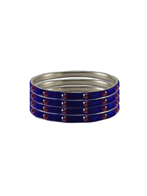 stone studded brass bangle - 18776941 - Very Small Image - 1