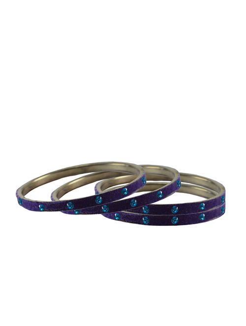 stone studded brass bangle - 18777013 - Very Small Image - 1