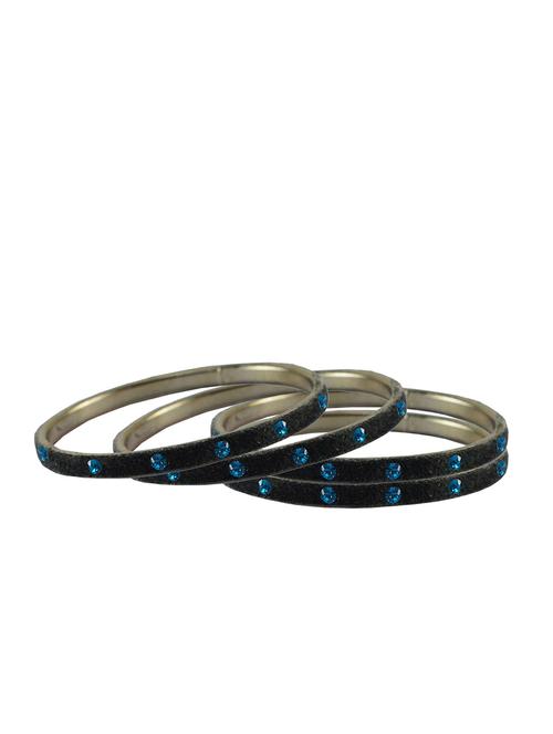stone studded brass bangle - 18777025 - Very Small Image - 1