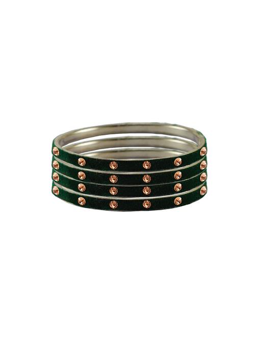 stone studded brass bangle - 18777047 - Very Small Image - 1